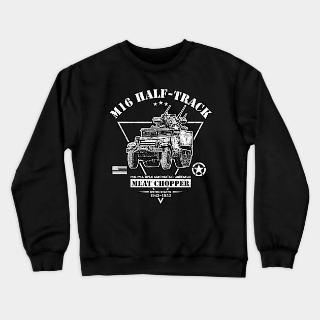 M16 Half-track Crewneck Sweatshirt by Military Style Designs